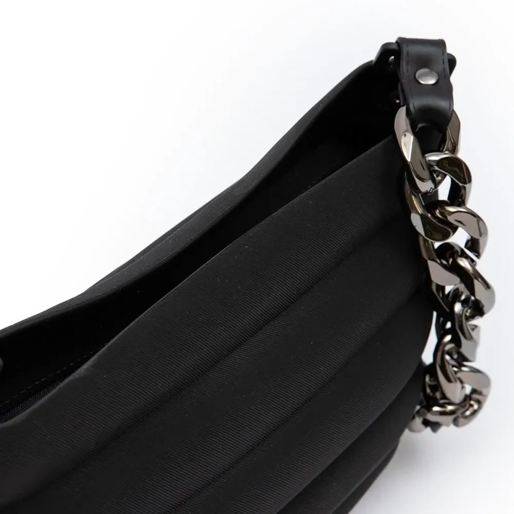 Detalhe superior da bolsa Petite Jolie Emma mostrando acabamento e alça dupla